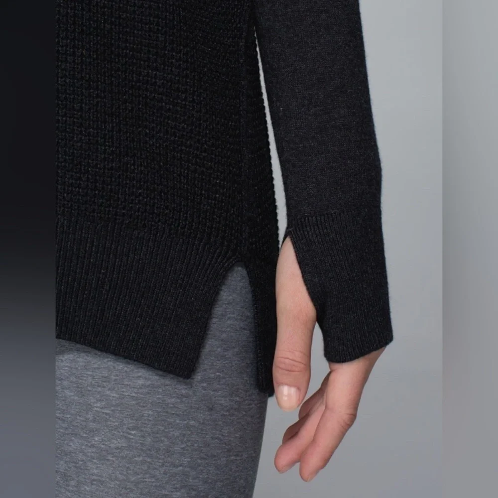 Lululemon The Sweater Life Knit Long Sleeve Shirt Top
